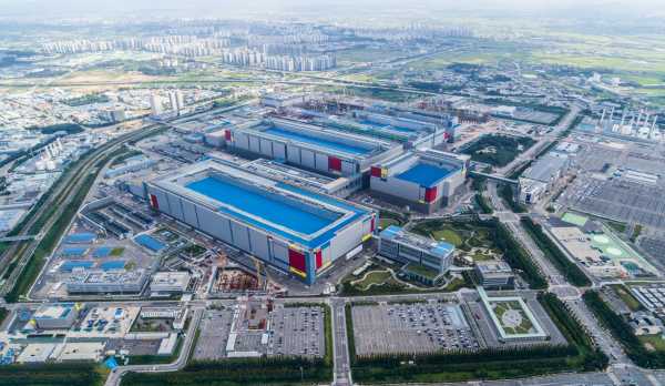 Samsung Electronics' chip production plant at Pyeongtaek