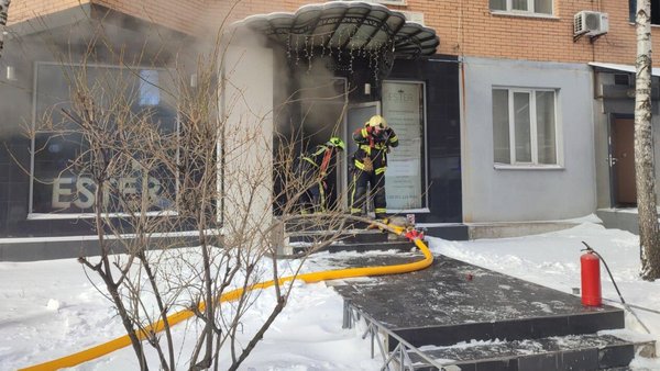 A generator caught fire in a beauty salon…