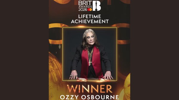 Ozzy Osbourne to be posthumously awarded Brit Awards for lifetime achievement