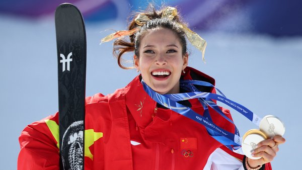 “I gave it 110% every day.” China's Eileen Gu becomes the most…