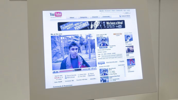 The first YouTube video became an exhibit at the Victoria and Albert Museum