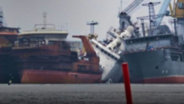 The Armed Forces of Ukraine struck a Russian icebreaker in the Leningrad…