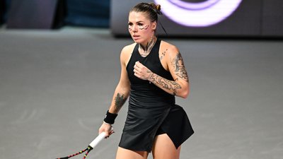 Oleksandra Oliynykova won a tough first match on…