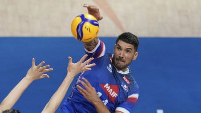 Six Olympic champions of the French volleyball team…