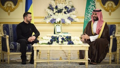 Zelenskyy arrived in Saudi Arabia