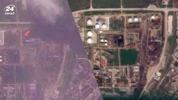 Attack on Feodosia – satellite images of a fire at an oil&hellip;