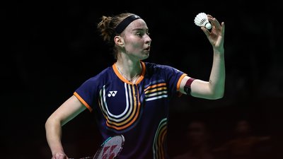 Ukrainian badminton player Bugrova reached the quarterfinals of the Euro for the…