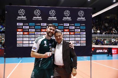 Українець Янчук став MVP третього матчу фінальної серії чемпіонату Греції з волейболу