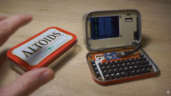 Laptop in a candy tin – an engineer built a unique device based on the Raspberry Pi Zero