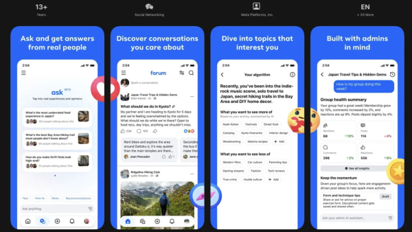 Meta Forum for Facebook Groups – what is known about the new discussion application