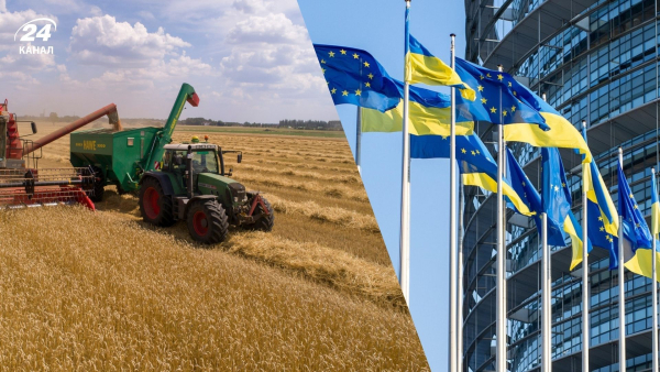 The share of Ukrainian agricultural products in EU…