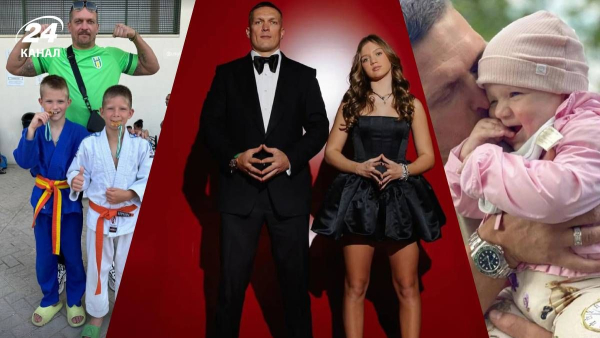 What do Oleksandr Usyk's children look like – vivid photos